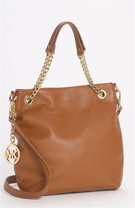 MICHAEL Michael Kors Jet Set Metallic Chain Shoulder Tote .